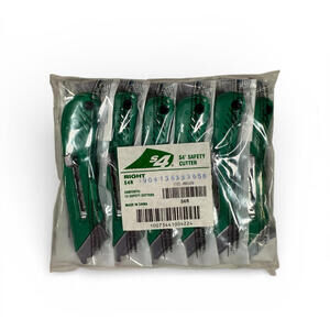 Pacific Handy Cutter S4R Guarded Safety Knife Right Handed User 12 Pack